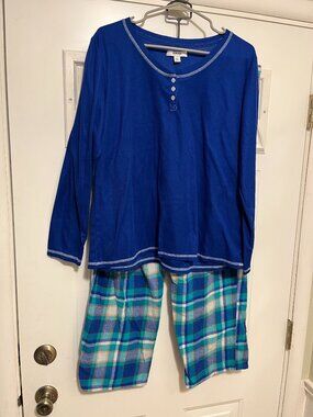 Sonoma Goods For Life® 2-pc. Long Sleeve Pajama Top & Flannel Pajama Pant Set